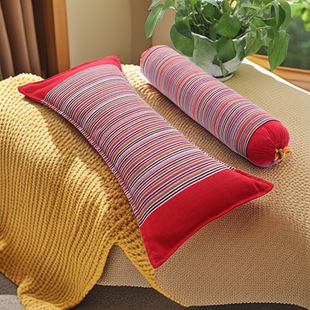 Coarse Cloth Lumbar Pillow, Lumbar Disc Herniation, Lumbar Spine Pad for Sleeping, Waist Support for Side Sleeping, Buckwheat Leather Lumbar Pillow, Bed Pad
