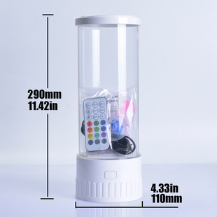 Creative simulation large jellicent lamp home decoration romantic colorful plug-in bedroom atmosphere lamp can be timed