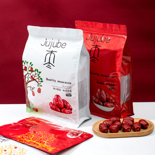 1000g red dates gray jujube packaging bag Xinjiang Aksu red dates ziplock bag Yan'an dog head jujube plastic bag