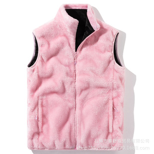 Customized Coral Velvet Smart Heating Vest Winter Casual Loose Fashionable Electric Heating Vest Warm Vest