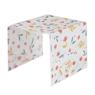 Household PEVA waterproof refrigerator cover colorful geometric floral refrigerator cover cloth dust cover hanging bag daily necessities wholesale