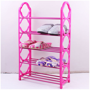 Simple 5-layer shoe rack 5-layer plastic shoe rack daily multi-layer shoe rack practical simple shoe rack assembly wholesale