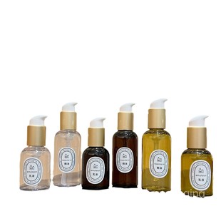 Thick Wall Hair Care Essential Oil Makeup Emulsion Sunscreen Hand Cream Anti-Pet Fish Oil Advanced Sense Packaging Bottle High Transparent Thickening