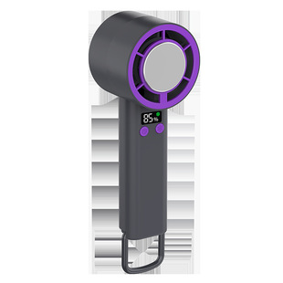 2025 new mini refrigeration fan handheld outdoor small air cannon mountaineering buckle cold semiconductor refrigeration small fan