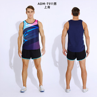 Track and Field Clothing suit Men's Marathon Competition Clothing Vest Body Test Tight Clothing Student Women's Short Running Sports Training Clothing