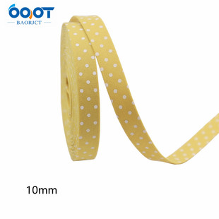 10/25/38mm Printed Cloth Strip Dot Ribbon Ribbon Handmade Bow Hair Accessories Hairpin Material Accessories