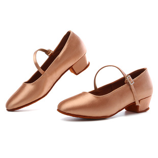 Cool Color Betty Children's Modern Dance Indoor Professional Modern Dance Shoes Girls' Modern Skin Color Practice Shoes Test Shoes