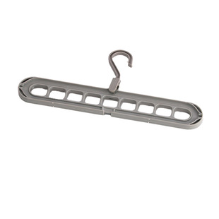 Multifunctional Hanger Nine-hole Hanger Seamless Folding Pants Rack Dormitory Finishing Storage Artifact Rotary Drying Rack Household