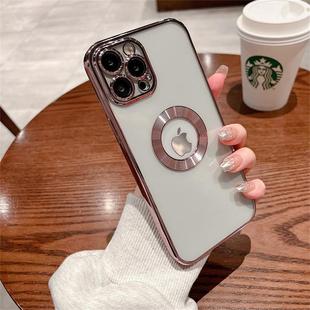 Suitable for Apple 13/14Pluscd Pattern Electroplating Internet Celebrity Lens Tpu Soft Shell Iphone12Promax Mobile Phone Case