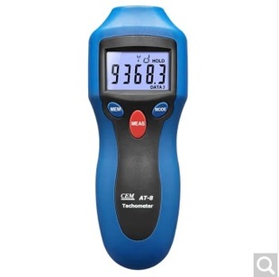 CEM Huashengchang AT-8 /AT-6 Non-contact Contact Dual-purpose Tachometer Laser Tachometer