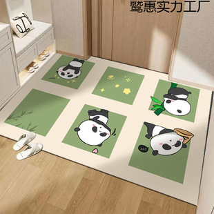 Diatom Mud Door Mat Door Mat Door Mat Water Absorbent Quick-drying Door Mat Wear-resistant Dirt-resistant Carpet Cartoon High Color Value