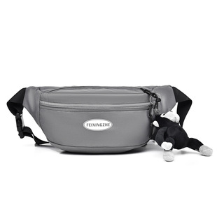 Mobile phone waist bag trendy brand men's chest bag Japanese simple lightweight shoulder small backpack women's casual sports messenger bag men