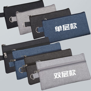 Jerry a6 double-layer Oxford canvas large-capacity storage bag holding information bag thickened invoice bag bill stationery bag