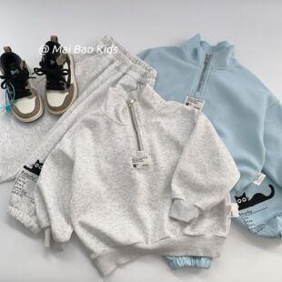 Maibao children's suit 2025 spring new boys and girls baby foreign style spring and autumn children's clothing tide a generation of hair