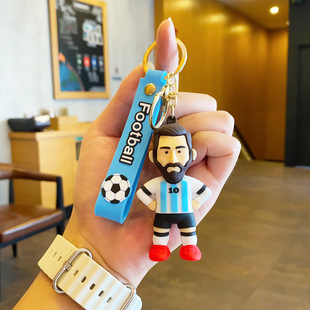 Creative main ball star Massey character model keychain exquisite three-dimensional doll backpack pendant small gift wholesale