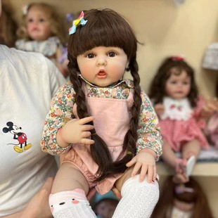 BZDOLL60 см [Wang Fried цветок благосостояния] имитация детской игрушки куклы возрождения
