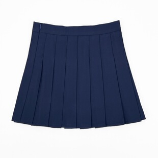 Japanese JK Uniform Skirt Solid Color High Waist Student Skirt A- Line Skirt College Style Girly Style Skirt Thickened Line Skirt for Women