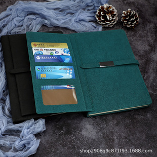 Retro creative trend double cover notepad pu metal buckle notebook wholesale A5 diary notebook
