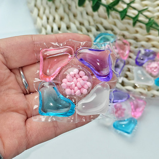 Cross-Border English Version of Fragrance Five-Chamber Laundry Beads Fragrance Beads Long-Lasting Fragrance Concentrated Five-In-One Laundry Beads Manufacturer