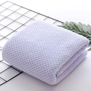 Pineapple coral fleece towel bath towel men's and women's bath towel factory wholesale towel absorbent soft not easy to shed hair