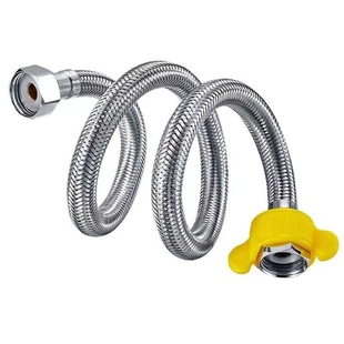 304 stainless steel wire braided pipe water heater basin faucet toilet inlet pipe braided hose steel wire hose