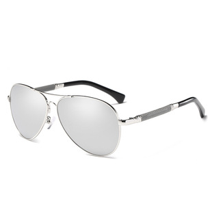 2025 New Fashion Memory Frame Polarized Men's Trendy Sunglasses Toad Large Frame High-End Driving Sunglasses