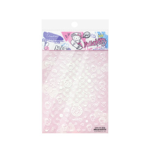 Sanrio & tomoni Cooperation Thin Tough Children's Nail Art Stickers Genuine Joint SAN Series 064Kitty Cat