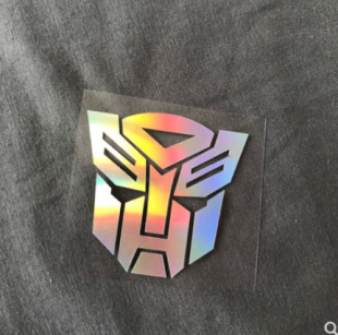 Transformer Bopai Car modification calf laser electric motorcycle helmet personality balance car TikTok stickers car stickers
