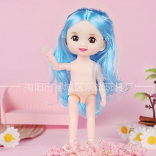 17cm bjd body mini doll girl doll princess 6 inch nude doll wholesale 16cm small doll