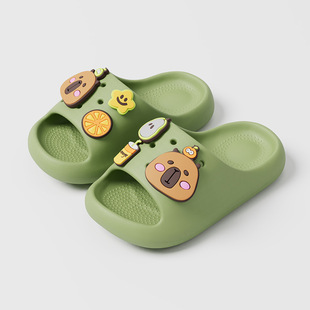 Children's Slippers Summer Cartoon Clouds DIY Boys and Girls Home Bathroom Bath Non-slip Children's Slippers