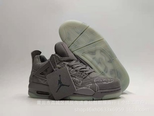 Putian aj4 трансграничные электрические спортивные баскетбольные кроссовки Joe 4 Oreo полуночно-синие мужские и женские туфли универсальная повседневная спортивная обувь