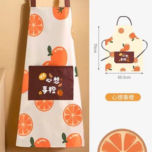 Kitchen home apron creative Chinese style elements anti-oil fashion cotton and linen apron women baking apron wholesale