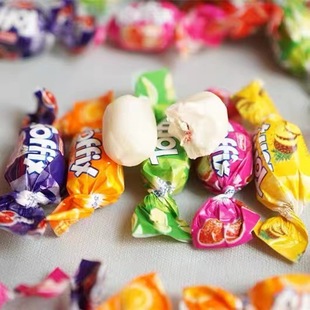 Turkey Elvan Fruit Flavor Sandwich Chewing Candy 1000g Imported Candy Gummy Snacks Toffix Postage