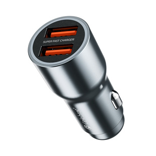 Celebrat car lamp charger 45w mobile phone fast charging dual port usb car QC3.0 car charging CC-18