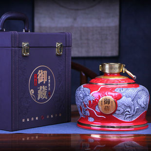 Wine Jar Jingdezhen Ceramic Household Sealed 5kg Empty Wine Bottle Wine Pot Wine Canned Liquor Utensils
