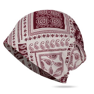 Spring and Autumn Thin Soft Pullover Hat Women's Multi-use Bare Headband Hat Head Protection Nightcap Piled Moon Hat
