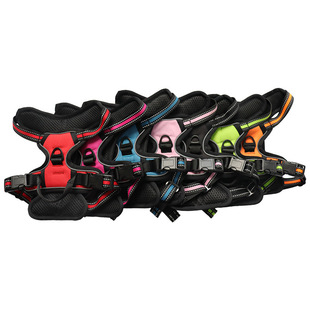 Amazon Reflective Strap Large and Medium Dog Chest Strap Vest Dog Traction Pet Products Wholesale Cross-border