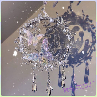 Little Red Book with handmade diy water butterfly nightlight pendant full set of material package creative production to send girlfriends