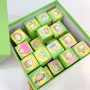 Net red with luminous little turtle blind box cartoon color Sanrio turtle video game grab machine small box batch