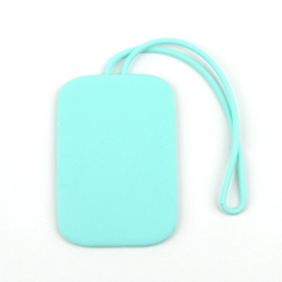 Simple Silicone Luggage Tag, Soft Suitcase, Integrated Hotel Lanyard, Anti-Lost Tag, Student Card Holder