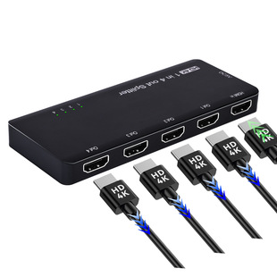 HDMI Splitter 4K8K HD Video Converter Computer Notebook with Display One in and Four Out
