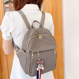 New Women's Backpack 2024 Fashion Casual Large Capacity Travel Water-repellent Shoulder Bag Student Schoolbag