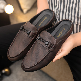 White Spring Slip-on Shoes Men's Small Leather Shoes Low-top Dress Men's British-style Casual