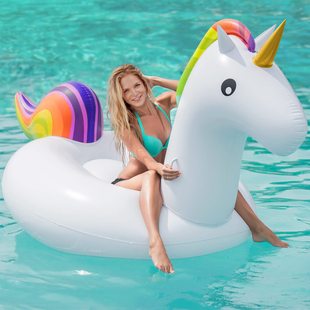 Water inflatable unicorn floating row PVC adult children swimming pool playground inflatable mount outdoor entertainment toys