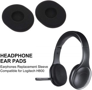 Suitable for Logitech H800 earphone set sponge set ear set 75x 65mm ear cotton sleeve beam