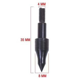 Black target arrow outer diameter 7.6mm universal arrow water drop target arrow Bow Arrow arrow Rod archery equipment Target head