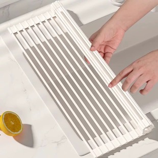 Factory Silicone Drain Rack Kitchen Multifunctional Storage Rack Foldable Sink Bowl Chopsticks Filter Rack Bowl Storage Rack
