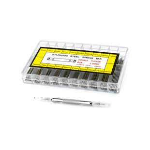 Watch Accessories 400 Pack All Stainless Steel Seamless Boxed Raw Ear Table Ear 6-25 Raw Ear Combination Set