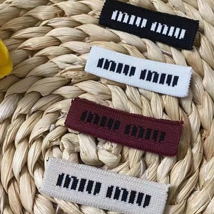New Miumiu Home Alphabet Sticker Clothing Bag Patch DIY Scarf Towel Embroidered Cloth Sticker Clothing Shoes and Hats