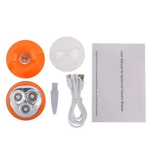 New mini spherical electric shaver with digital display RQ858 three head men's razor knife wireless charging